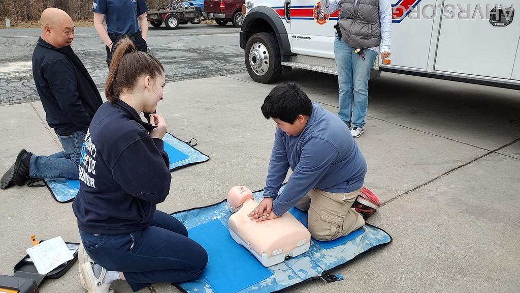 Hands Only CPR training