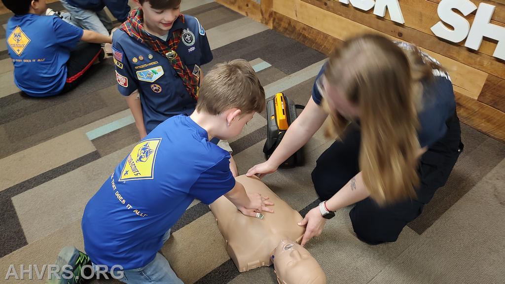 Scouts- CPR training