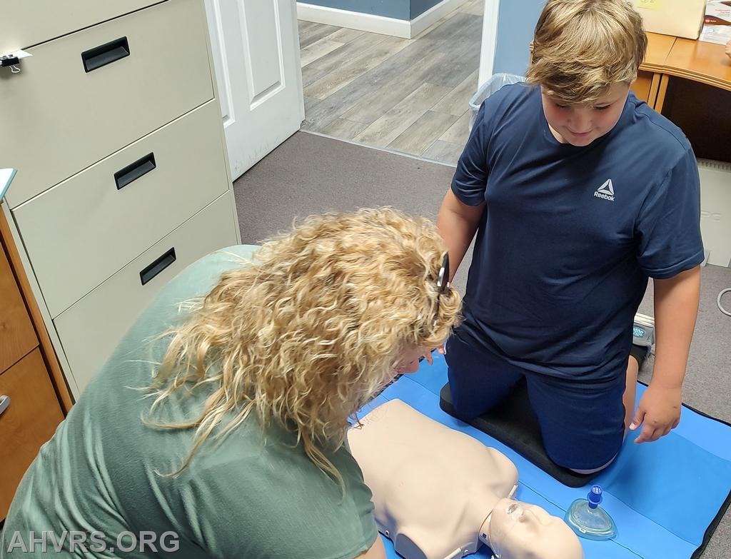 CPR lesson