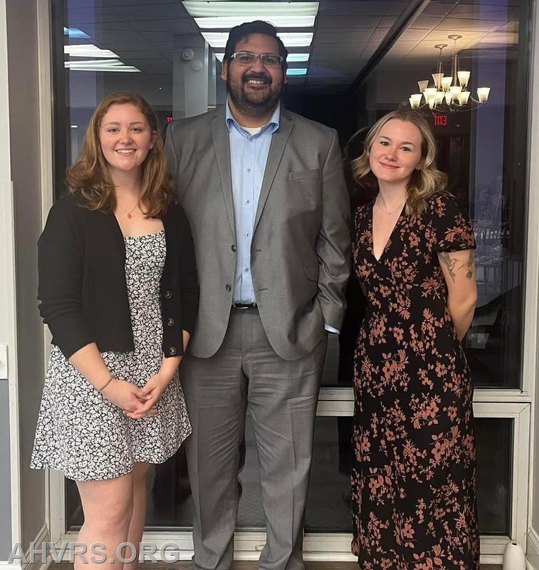 AHVRS Banquet 2024 Kayla, Sergio, and Autumn
