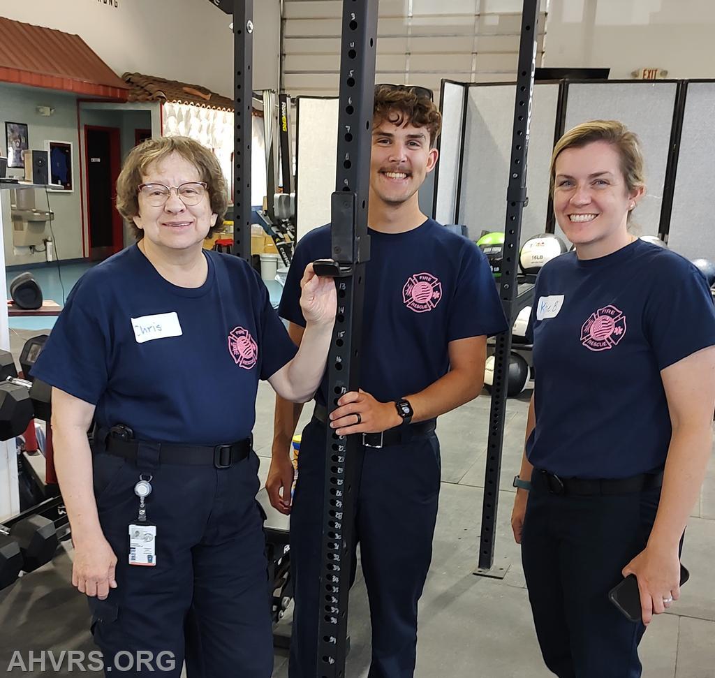 Chris Luke and Katie
Girls Fire/rescue Camp