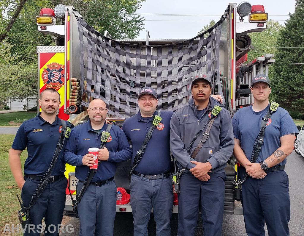 Aquia Harbour Community Day- Engine crew/ Medic Crew