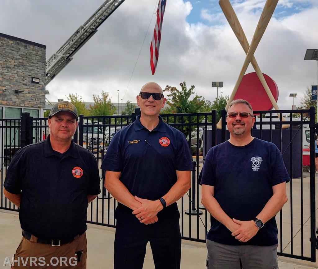 Tunnels to Towers- Stair Climb
Chief Gouldman, Fire Chief Cardello, AHVRS board member Jeff Walker