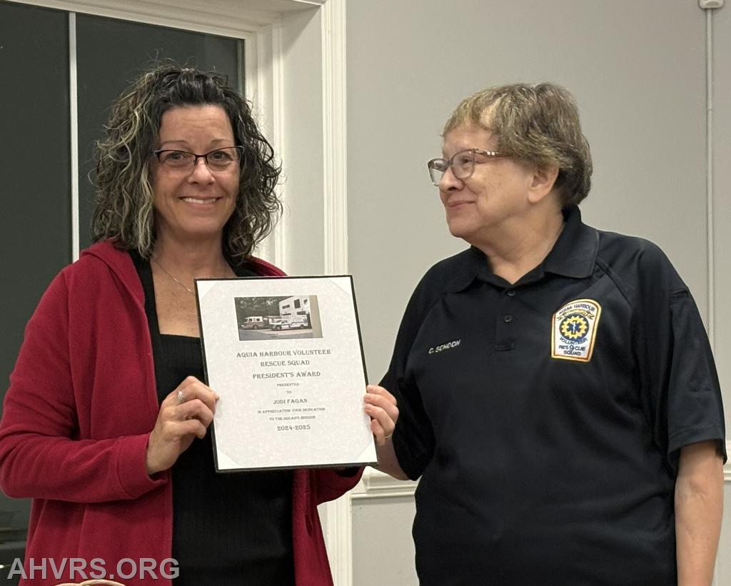 President's Award goes to Jodi Fagan