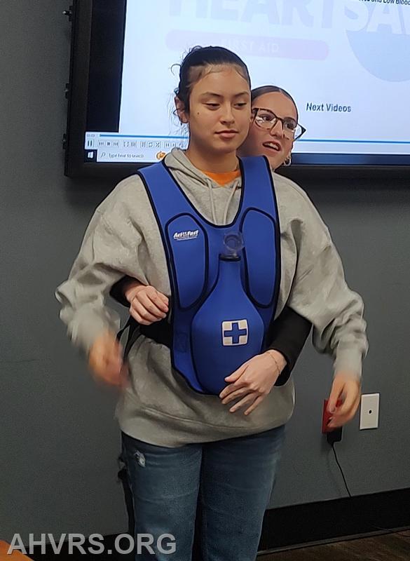 Choking relief- First aid Class