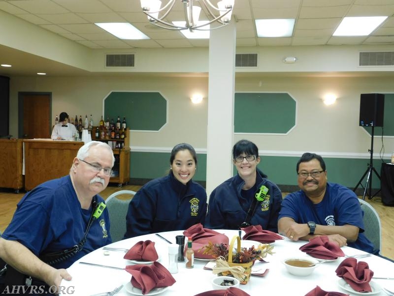 Duty Crew: Wayne George, Helen Kim, Anne McDermott and JoJo Lareza