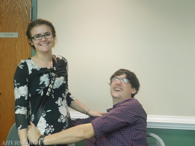 Gabriella Rathke and Nick Brown
