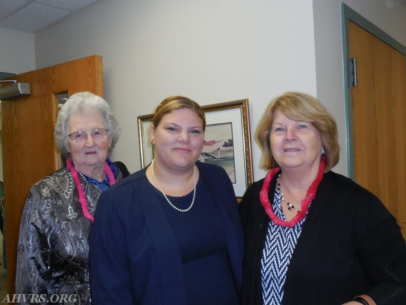 Charlotte Crismond and Patty Phillips Brooke Fire Safety Association
with Angela
2016