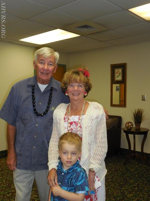 Mike and Sharon Schaefer with grandson Declan
2016
