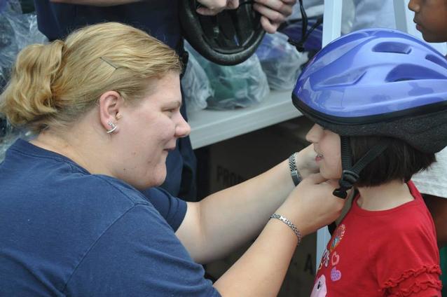 Angela Wilhelm fits another happy customer! NNO 2013