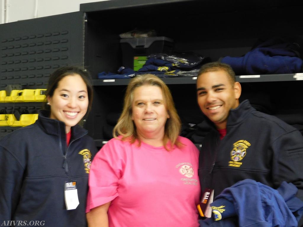 Helen and Darryl  with Roxanne, Supply Lt. 