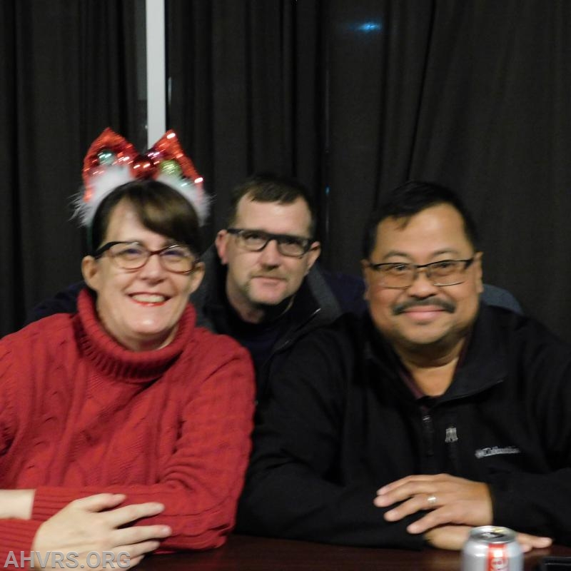 Anne, Chris, and Jo Jo
December Meeting Night