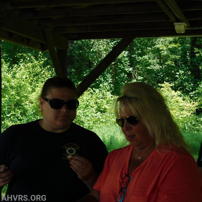 Anniversary Picnic ; Angela and Kathy