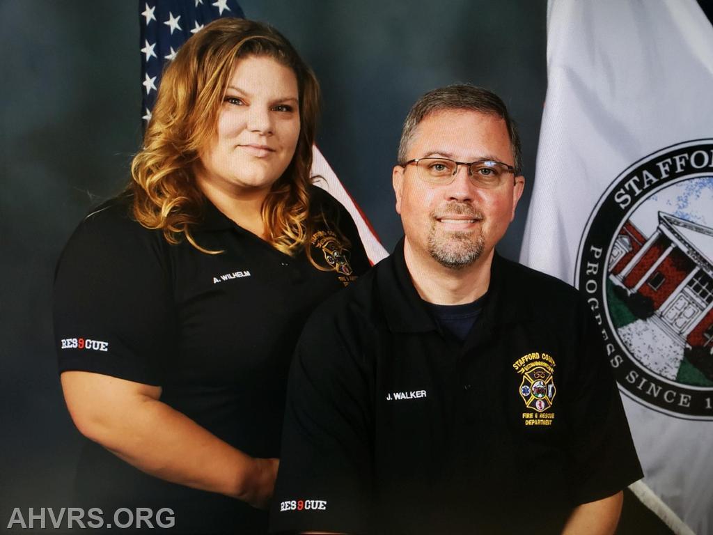 Squad President Angela Wilhelm and Rescue Chief Jeff Walker
2020-2021