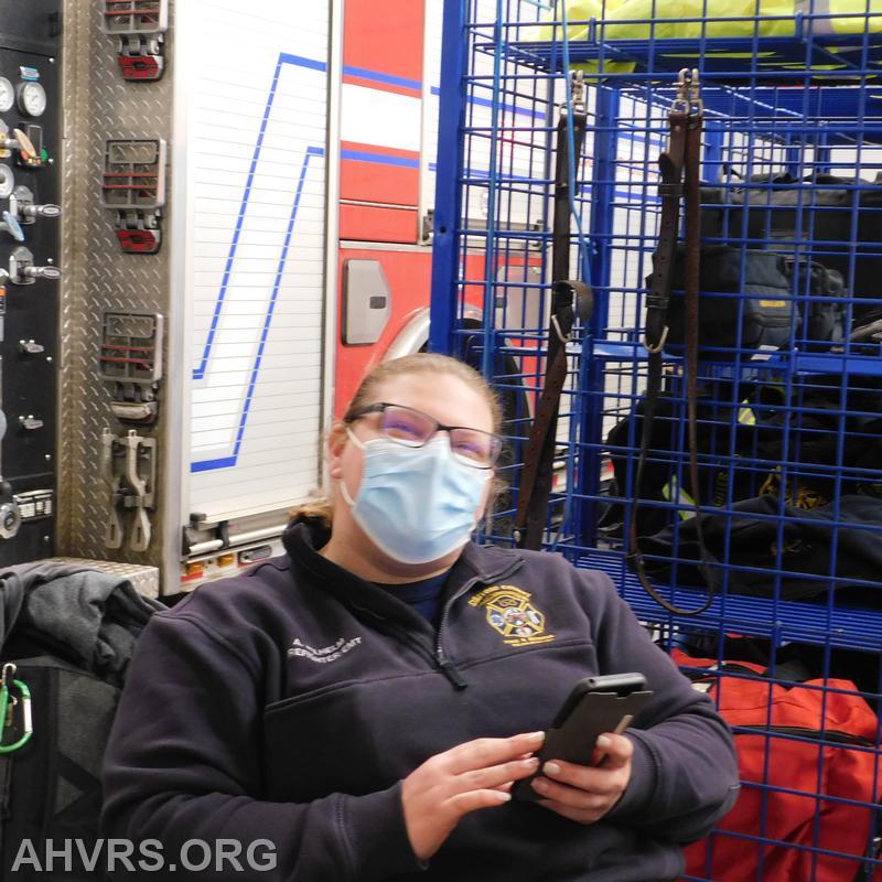 Angela on duty!
