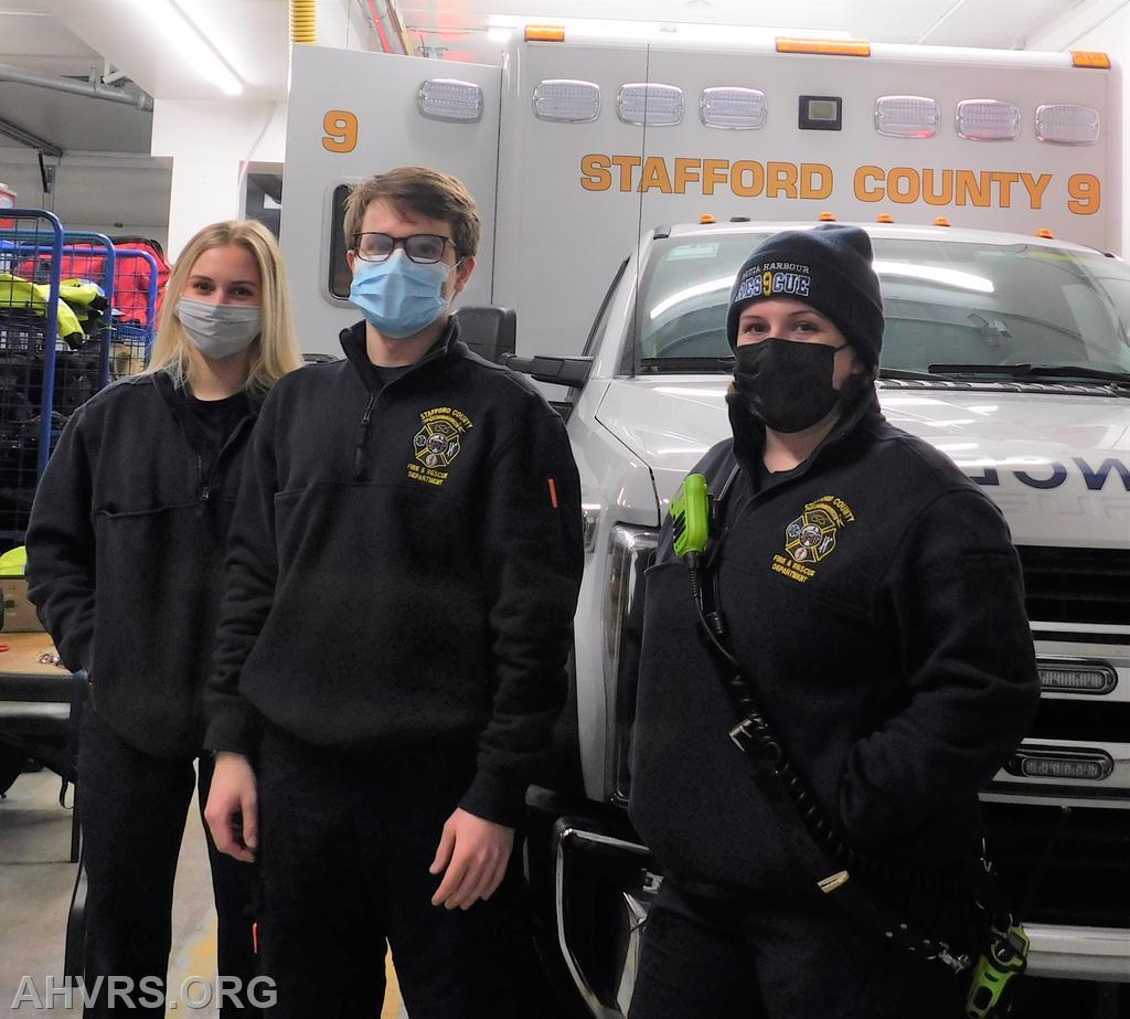 Faith, Matt, Cami - ready for night duty