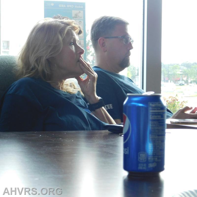 Patricia and Jeff at Training