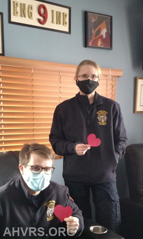 Matt and Jena getting ready for Heart Month