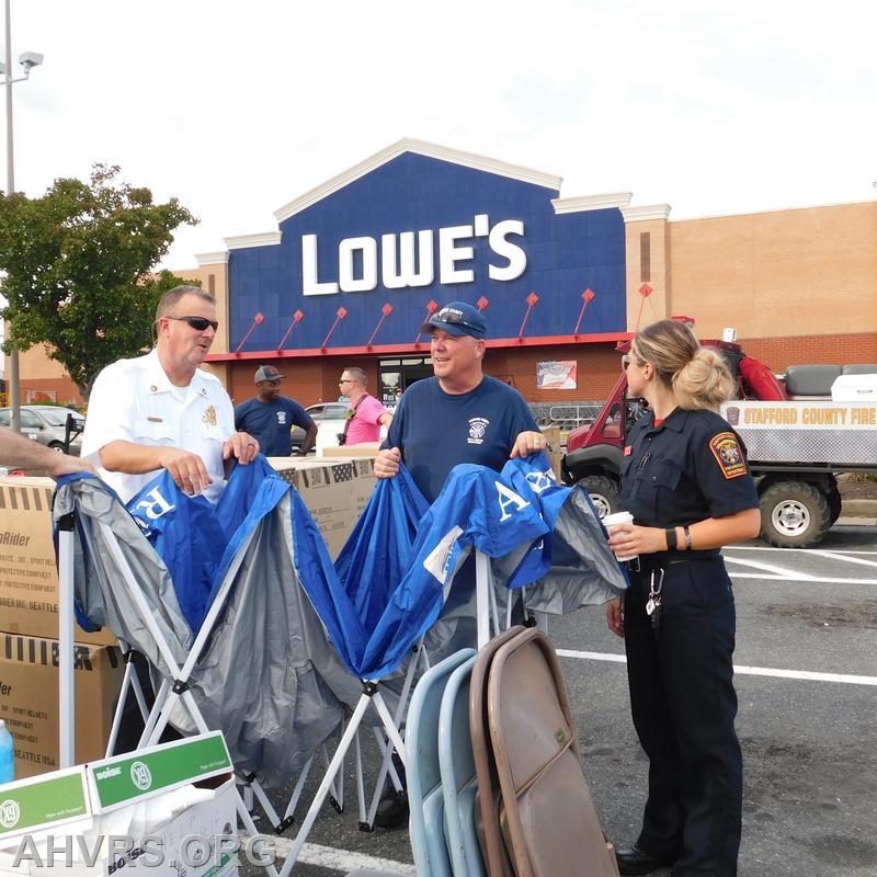 National Night Out Oct 5th 2021 
set up