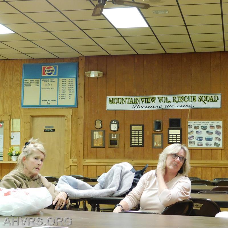 Fire Rescue Association meeting- Patricia and Jean  R8 Rescue Chief