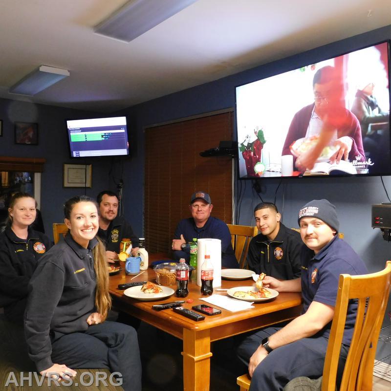 Crew dinner at Station 9