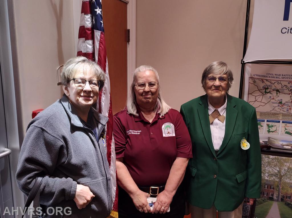 VAVRS BOG Meeting Chris, Martha R7, Diana District VP