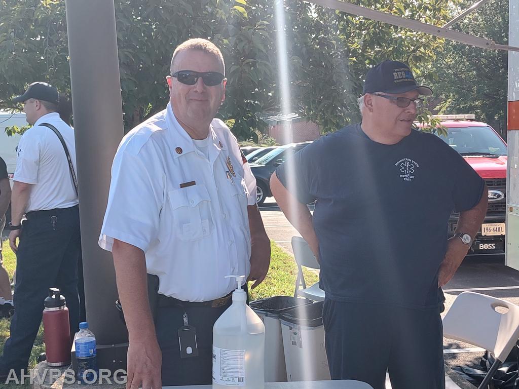 Chief Baldwin and Jimmy Raines
Recruitment Retention event