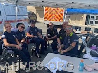 fire burn Rehab tent