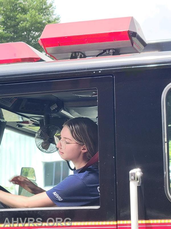 Annie at EVOC class