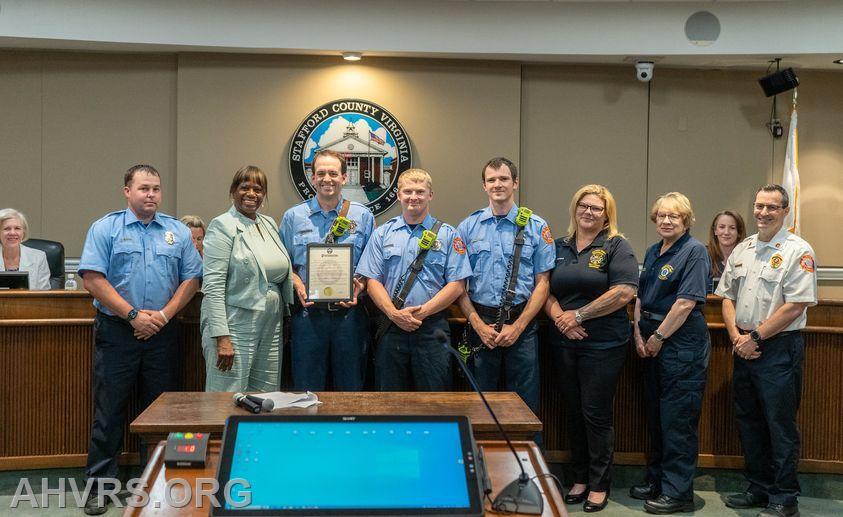 EMS Week Proclamation form Stafford County Board of Supervisors
May 16th 2023