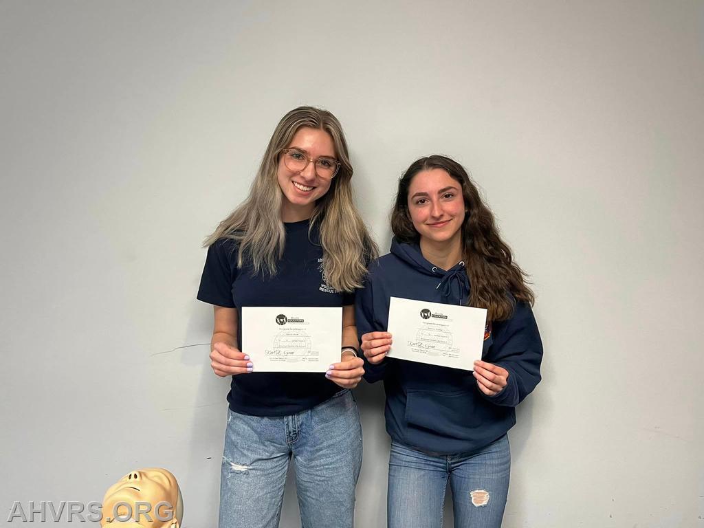 Annie and Brittney completed ACLS!!
