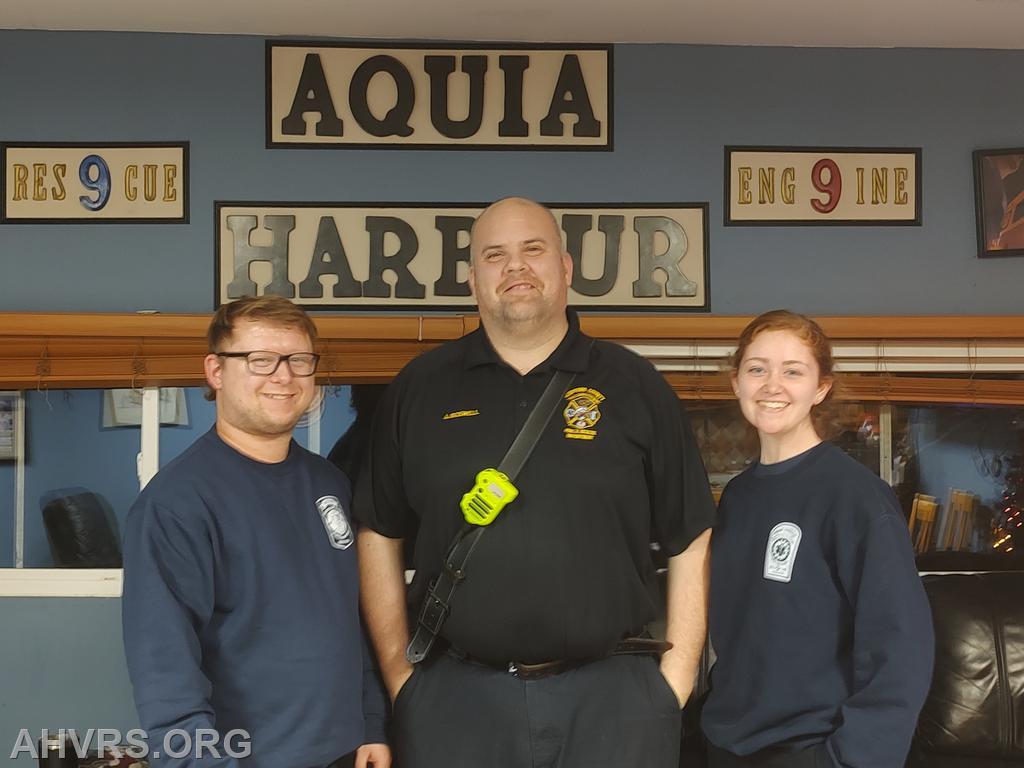 James, James, Kayla duty crew