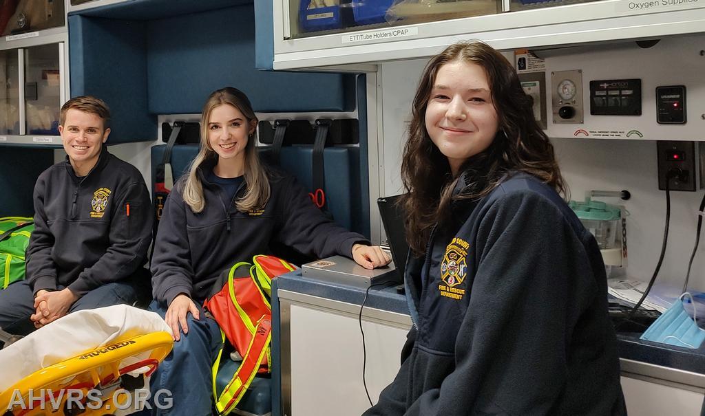 Matt, Annie and Liliana- duty crew