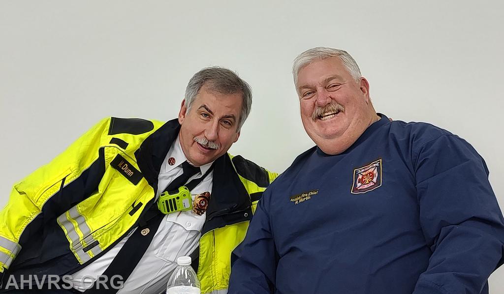 Chief Dunn and Ronnie Martin