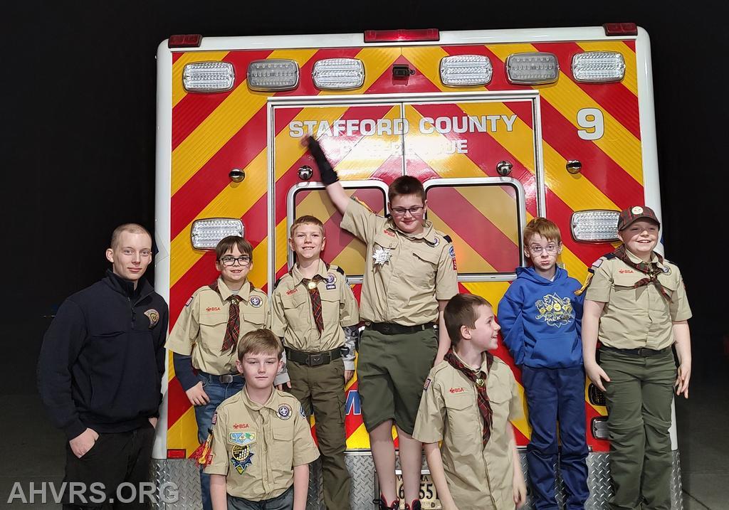 Nick with Scouts