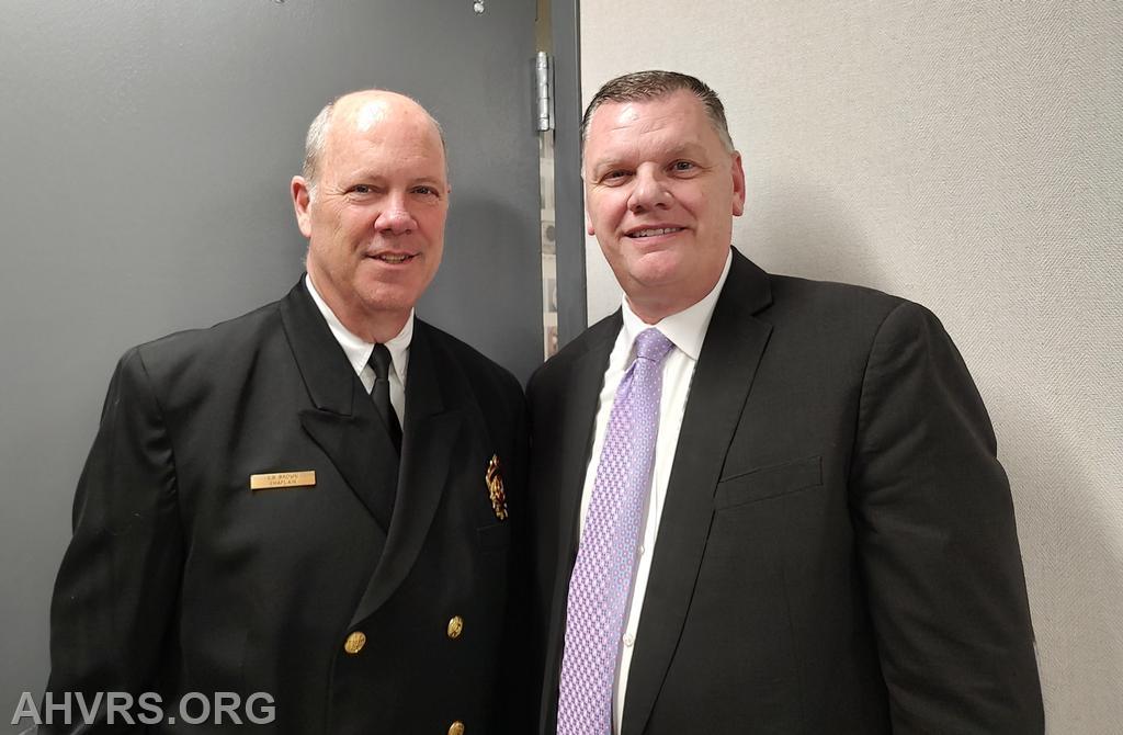 Chris Brown and Supervisor Darryl English