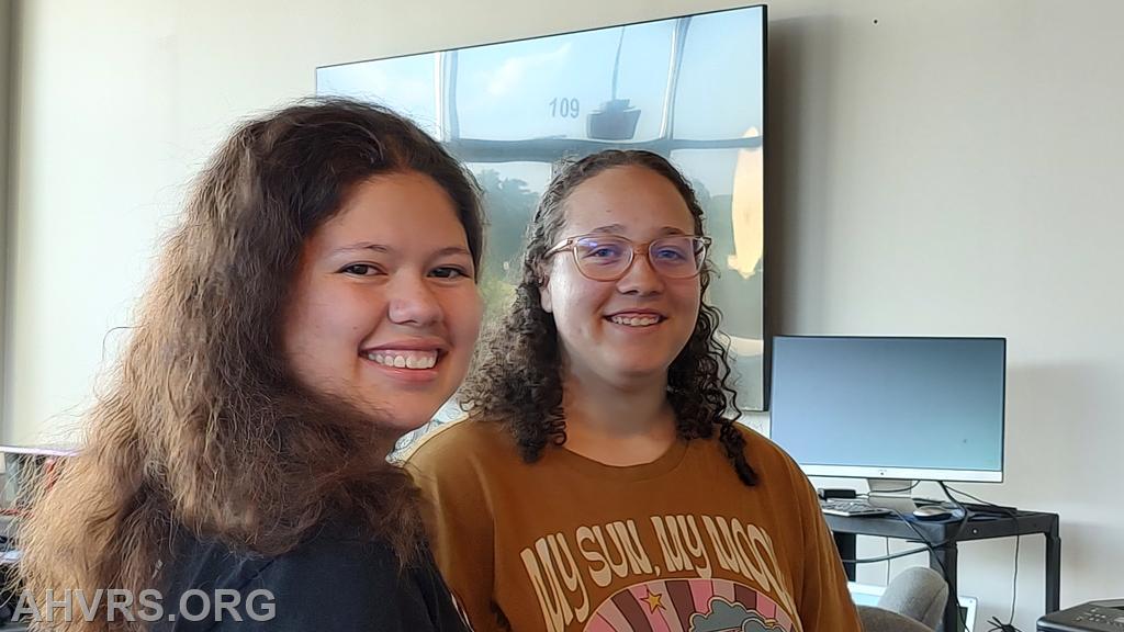 Sira and Cyria at training class
