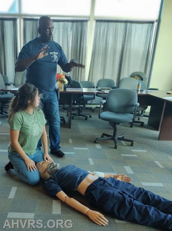 Sira and Derek practicing assessment
