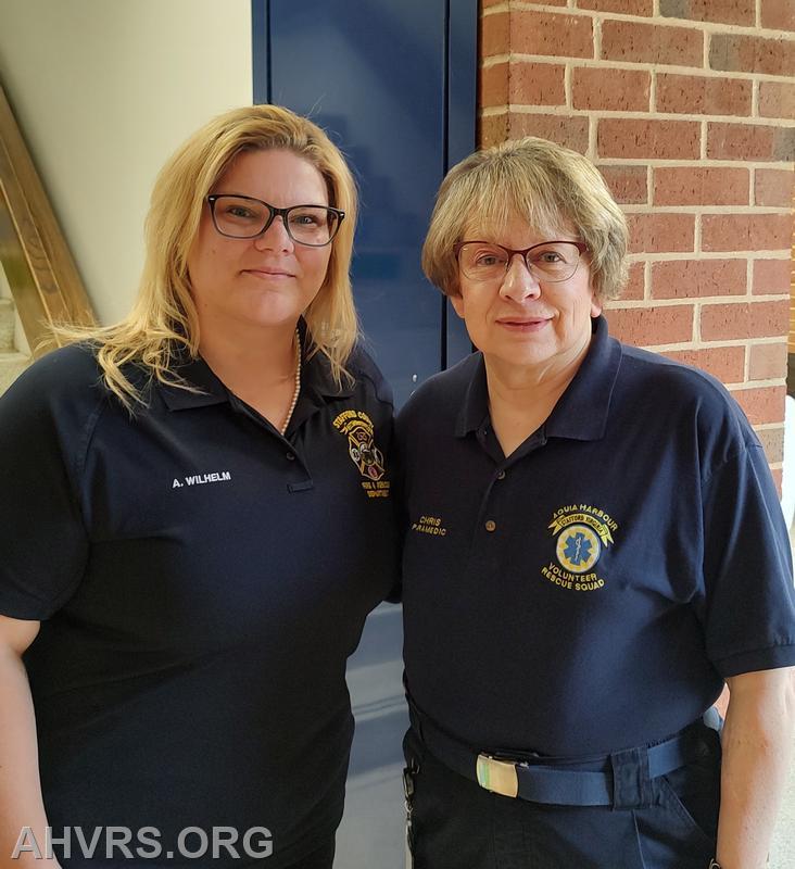 Angela and Chris -Stafford County Board of Supervisors EMS Week Proclamation day